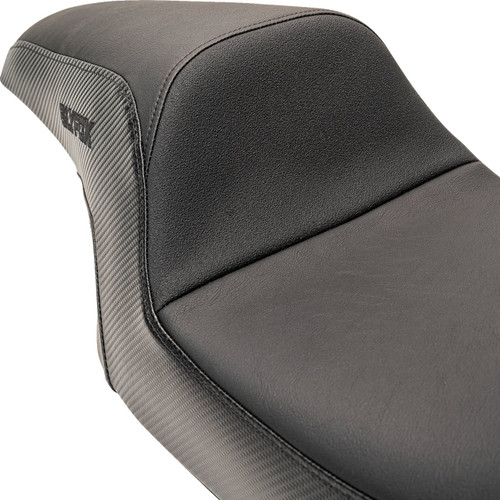 Slyfox Drifter Seat | Smooth Vinyl | Carbon w/ Black Logo (0801-1614)