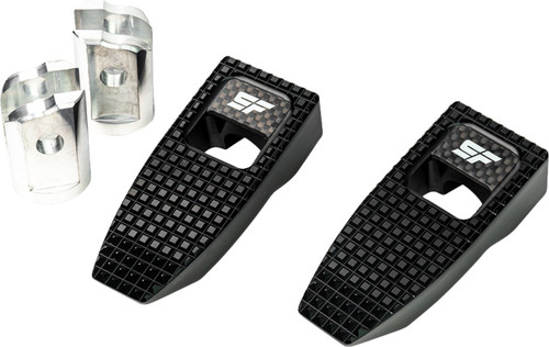 Slyfox Speed Pegs Front Foot Pegs | Black Anodized (SF-903-01-1)