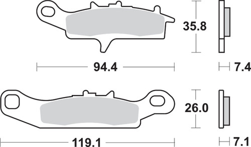SBS SI - Sintered Brake Pads (798SI)