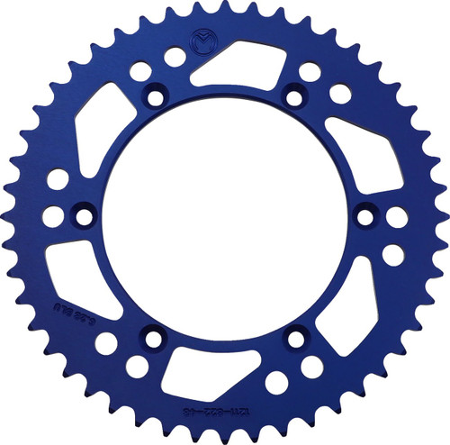 Moose Aluminum Blue Rear Sprocket 48 Tooth (1211-1905)