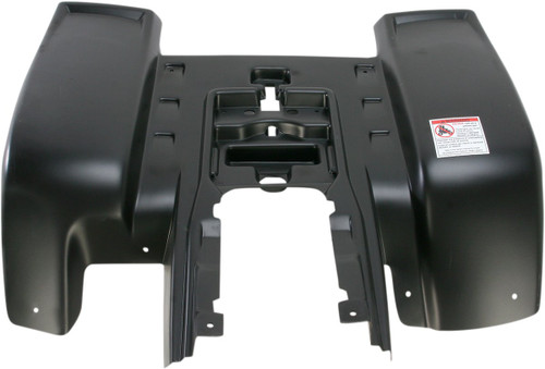 Maier Stealth Black Plastic Rear ATV Fender (18957-20)