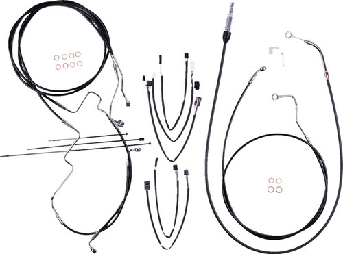 Magnum Black XR Handlebar Installation Kit for 15"-17" Ape Hangers (4891192)