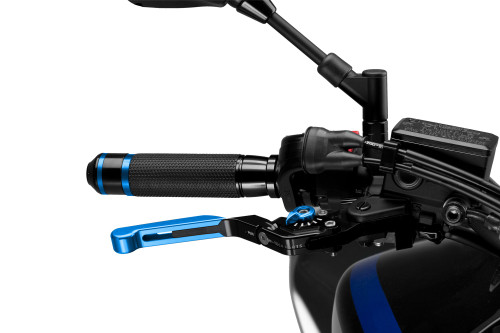 Puig Brake Lever 3.0 | Folding/Adjustable/Extendable | Blue (14ANA)