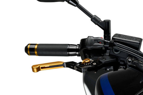 Puig Brake Lever 3.0 | Folding/Adjustable/Extendable | Gold (14ONO)