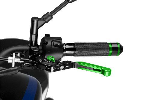 Puig Clutch Lever 3.0 - Folding/Adjustable/Extendable - Green (24VNV)