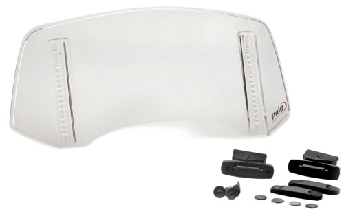 Puig Multi-Adjustable Visor 2.0 Fixed w/Screws - Clear (20763W)