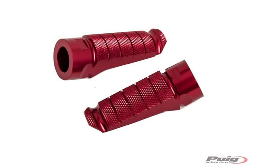 Puig Racing Footpegs | Red (6301R)