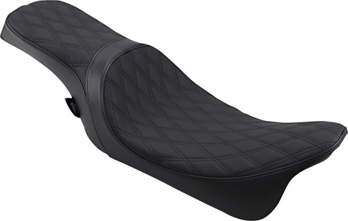 Drag Specialties Predator 2-Up Seat | Double Diamond (0801-1270)