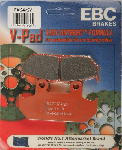 EBC Semi Sintered V Brake Pads (FA124/2V)