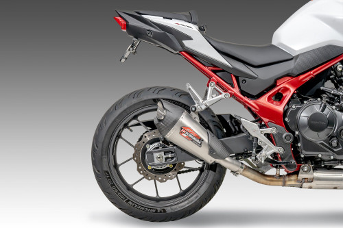 Yoshimura AT2 Stainless Slip-On Exhaust w/Stainless Muffler (12760BP520)