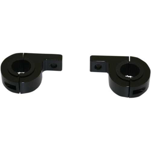 Custom Dynamics Tube Clamp For LED Billet Bullets Black 1.25" (CD-125-B)