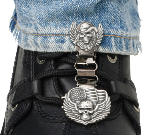 Ryder Clips Laced Boot Stirrup to Pant Clips