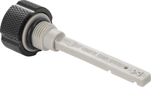 Figurati Knurled Magnetic Transmission Oil Dipstick | Black (FD01-MAGTD-KN-BLK)