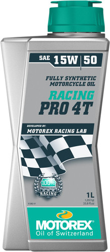 Motorex Racing Pro 4T Engine Oil | 15W-50 | 1L (308256)
