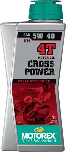 Motorex Cross Power Synthetic 4T Engine Oil | 5W-40 | 1L (308243)