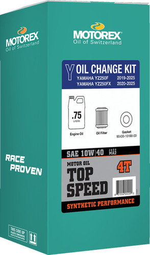 Motorex Top Speed Oil Change Kit | 10W-40 | YZ250 (311243)