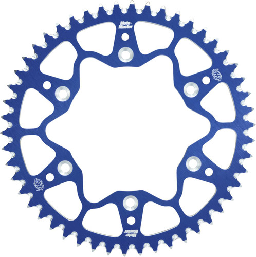 Moto-Master 7075 Aluminum Rear Sprocket - Blue - 51 Tooth - 428 (620182451)