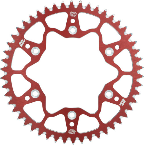 Moto-Master 7075 Aluminum Rear Sprocket - Red - 47 Tooth - 428 (620042347)