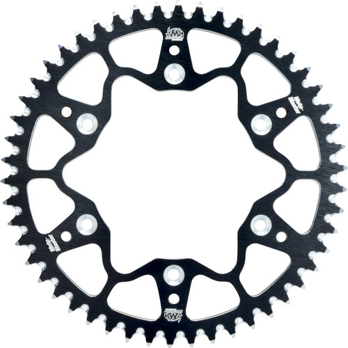 Moto-Master 7075 Aluminum Rear Sprocket - Black - 50 Tooth - 520 (620092250)
