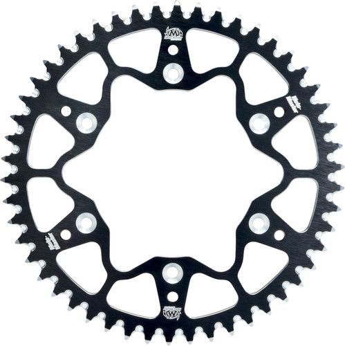 Moto-Master 7075 Aluminum Rear Sprocket - Black - 48 Tooth - 520 (620012248)