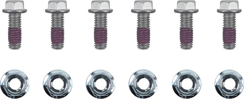Moto-Master M6 x 16  Brake Rotor Bolts | Torx w/Nuts | 6 Pack (012015-PU)