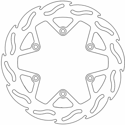 Moto-Master Flame Front Brake Rotor (110264-PU)