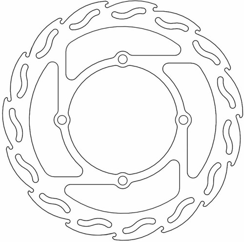 Moto-Master Flame Front Brake Rotor (110288-PU)
