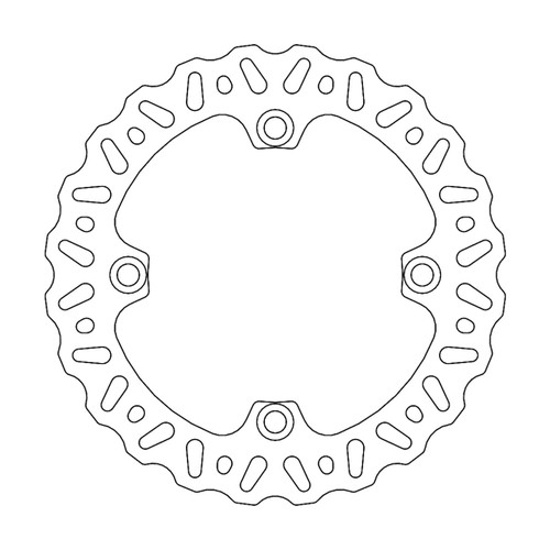 Moto-Master Nitro Rear Brake Rotor (110715-PU)