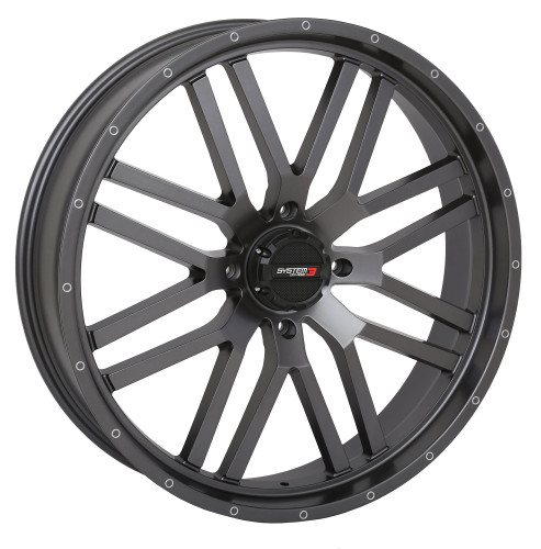 System 3 ST-3 Wheel | Matte Gunmetal | 22x7 | 4/156 | 4+3 (22S3-1556)