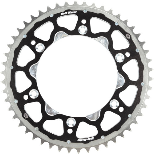 Moto-Master Fusion Dual Ring Rear Sprocket - Black - 48 Tooth - 420 (620033248)