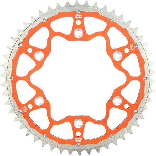 Moto-Master Fusion Dual Ring Rear Sprocket - Orange - 48 Tooth - 420 (620273548)