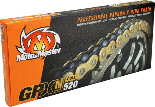 Moto-Master GPX-N 520 Gold Drive Chain - 118 Links (652007)