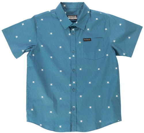 Fasthouse Jasper Youth Button Up Short Sleeve Shirt