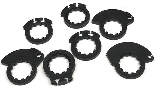 ProTaper Clamp-On Half Waffle Blue/Black Grips (021663)