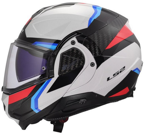 LS2 Advant II Triple Modular Motorcycle Helmet w/SunShield