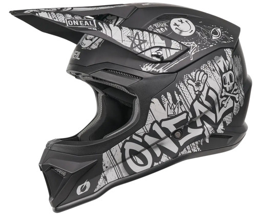 O'Neal 4 SRS Rancid MX Offroad Helmet