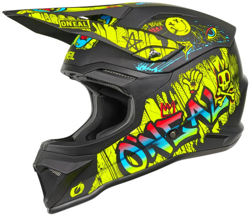 O'Neal 4 SRS Rancid MX Offroad Helmet