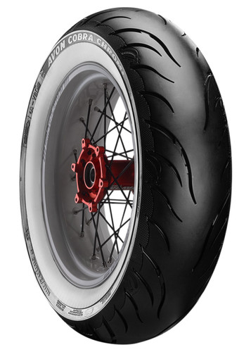 Avon Cobra Chrome AV92 White Wall Rear Tire 140/90B16 (640588)