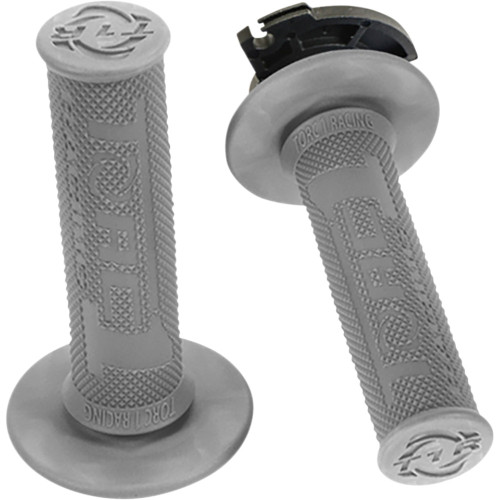 Torc1 Defy Hot Lap Gray Diamond Lock-On Grips (4650-0702)