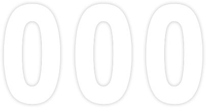 Factory Effex 8" White Pro Number 0 Decals (02-4370)