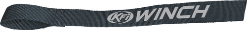 KFI Black Winch Hand Saver Strap (WP-0030-BLK)