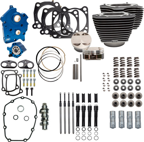 S&S 124" Power Pack - 550C - Water Cooled - Chain Cam Drive (310-1054D)