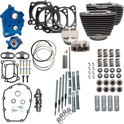 S&S 128" Power Pack - 550C - Water Cooled - Chain Cam Drive (310-1101D)