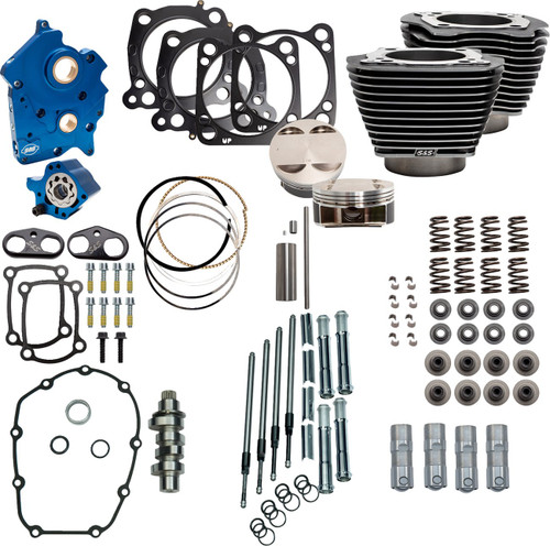 S&S 128" Power Pack - 550C - Water Cooled - Chain Cam Drive (310-1107D)