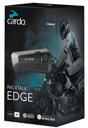Cardo Packtalk Edge Bluetooth Communication System (Single) (PT200001)