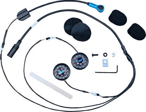 J&M Elite 929 Clamp-Less Headset for Open Face Helmet (HS-ECLS929-UNV)