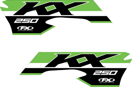 Factory Effex '24 OE Kawasaki Tank/Shroud Graphics Kit (27-05132)