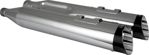 Vance & Hines Razorback 450 Chrome Slip-On Mufflers (17960)