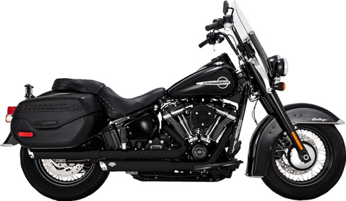 Vance & Hines Twin Slash Black PCX Slip-On Mufflers (46379)