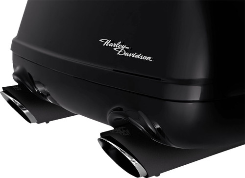 Vance & Hines Twin Slash Black Slip-On Mufflers (46796)